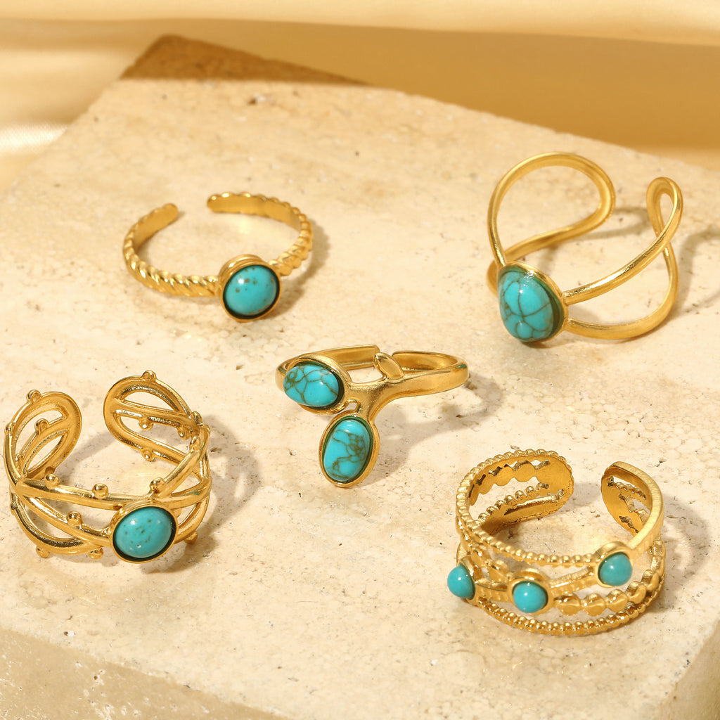 Atemberaubende Gold Ring für den Alltag