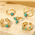 Atemberaubende Gold Ring für den Alltag