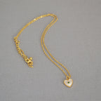 Zarte handwerkliche Perlen Halskette