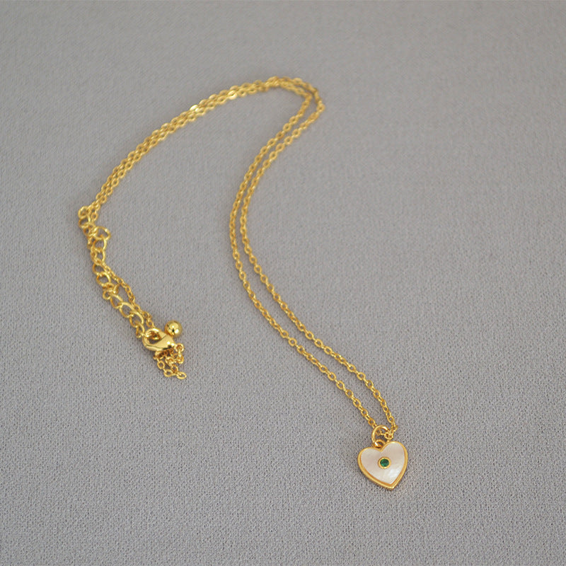 Zarte handwerkliche Perlen Halskette