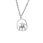 Zarte handwerkliche Halskette