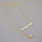 Romantische Perlen Halskette für besondere Momente