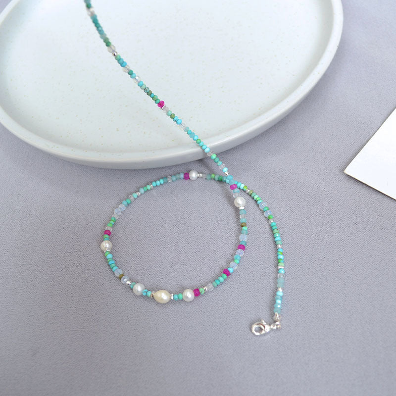 Romantische Perlen Halskette für besondere Momente