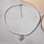 Schöne Silber Halskette mit einzigartigem Stil