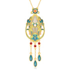 Schöne Silber Halskette mit einzigartigem Stil