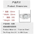 Zarte handwerkliche Ring