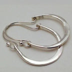 Klassische Silber Ohrring mit zeitloser Eleganz