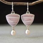 Zarte handwerkliche Perlen Ohrring