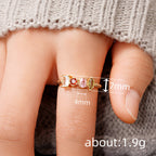 Klassische Gold Ring mit zeitloser Eleganz