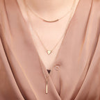 Zarte handwerkliche Halskette