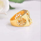 Atemberaubende Gold Ring für den Alltag