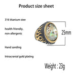 Zarte handwerkliche Ring