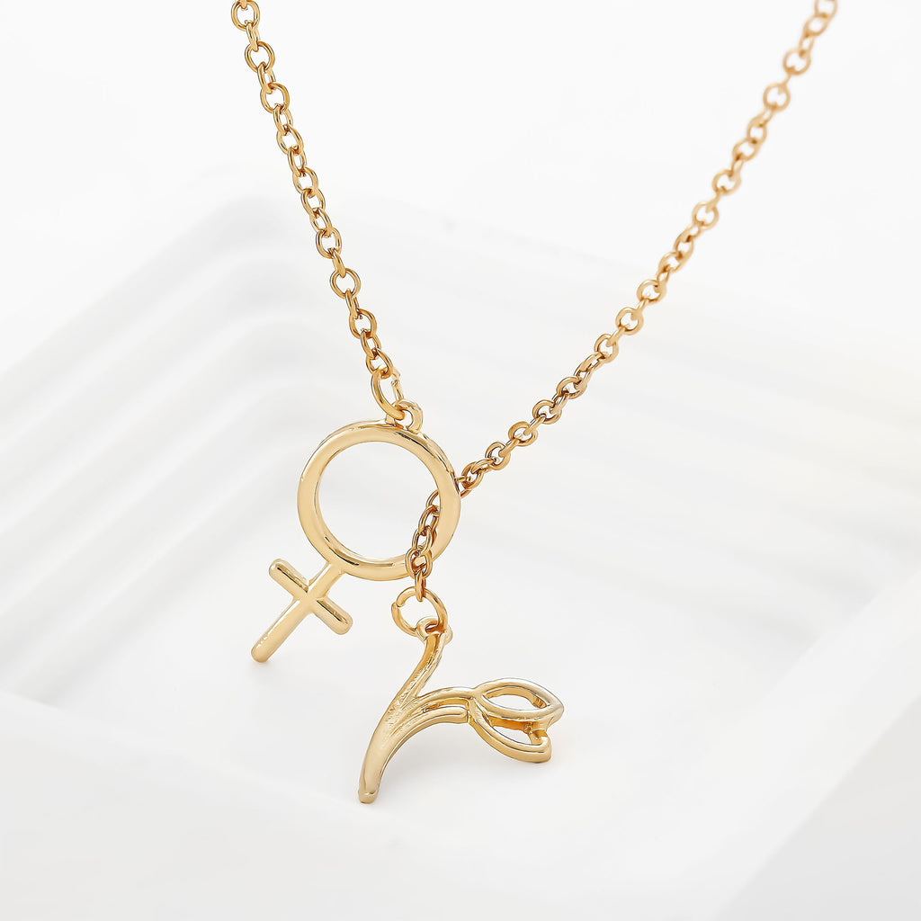 Romantische Gold Halskette für besondere Momente