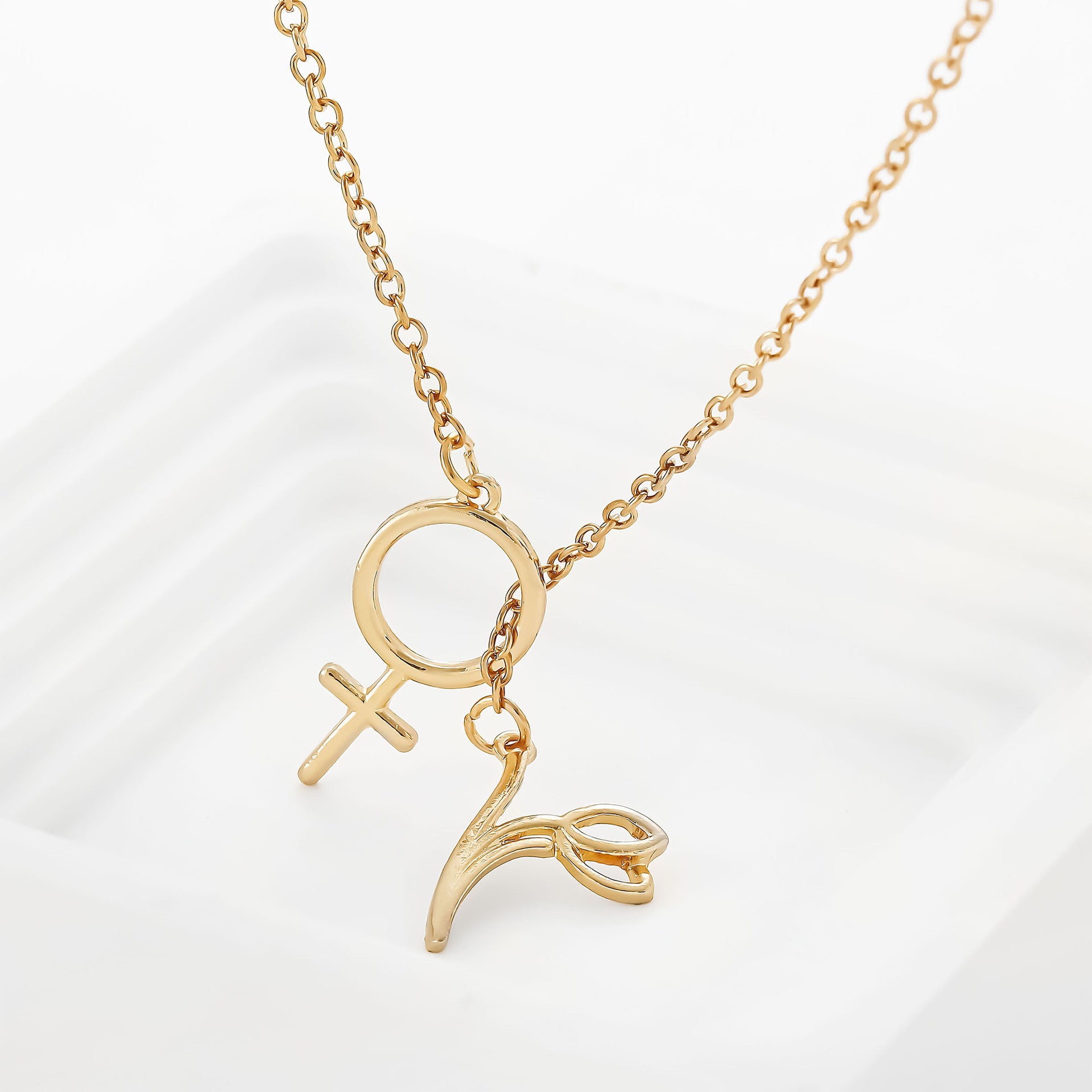 Romantische Gold Halskette für besondere Momente