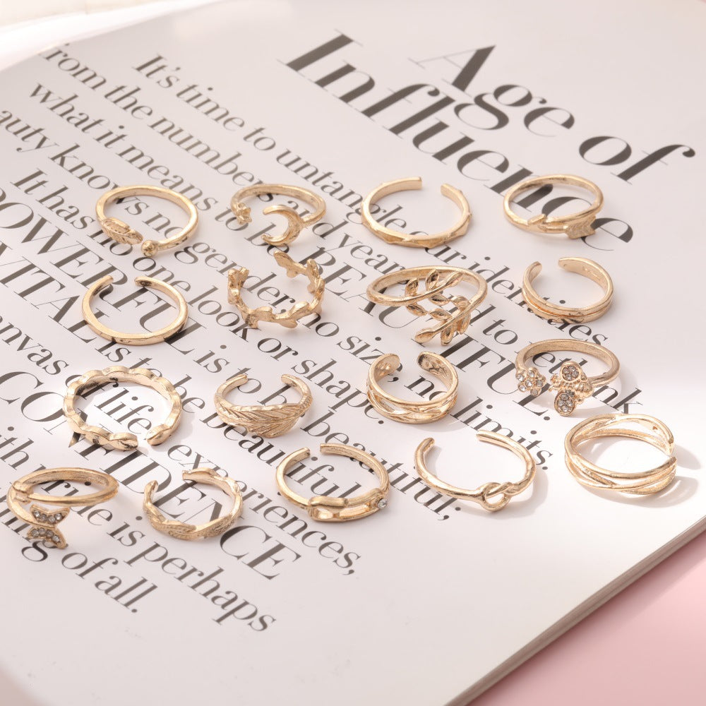 Handgefertigte Vintage Gold Armband