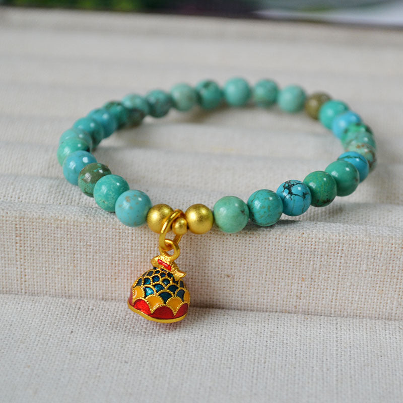 Handgefertigte Vintage Gold Armband