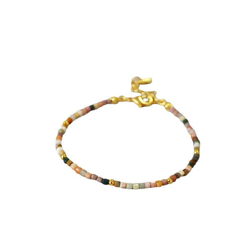 Zarte handwerkliche Gold Armband