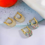 Charmante Gold Ohrring für jeden Anlass