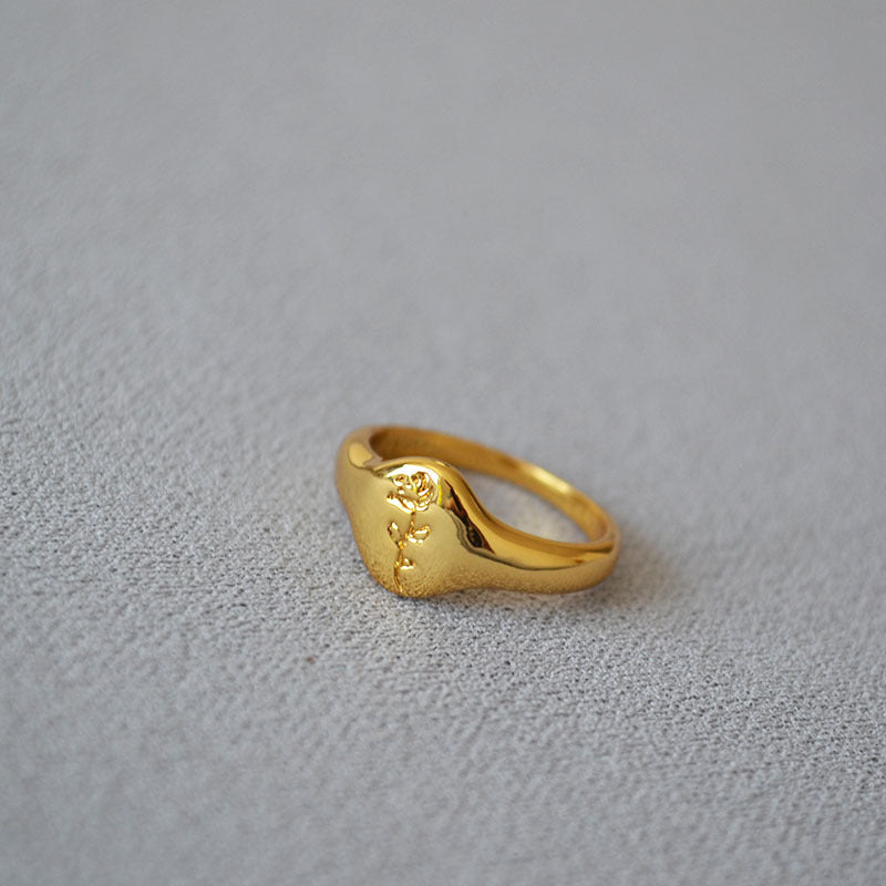 Atemberaubende Gold Ring für den Alltag