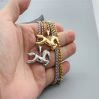 Zarte handwerkliche Halskette