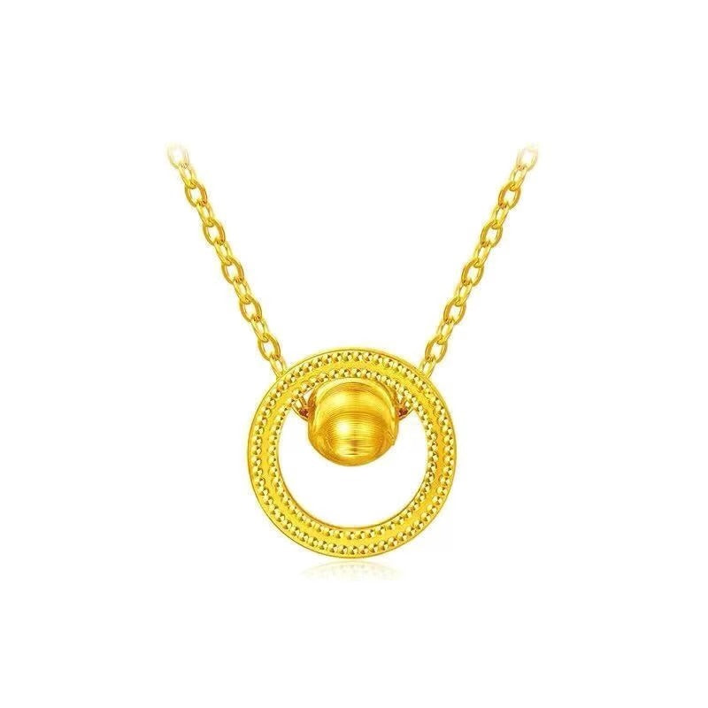 Romantische Gold Halskette für besondere Momente