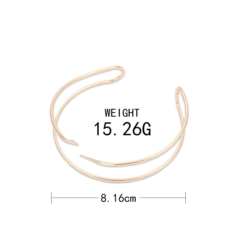 Zarte handwerkliche Gold Armband