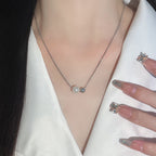 Zarte handwerkliche Perlen Halskette