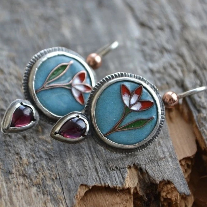 Handgefertigte Vintage Ohrring