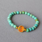 Zarte handwerkliche Gold Armband