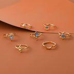 Atemberaubende Gold Schmuckset für den Alltag