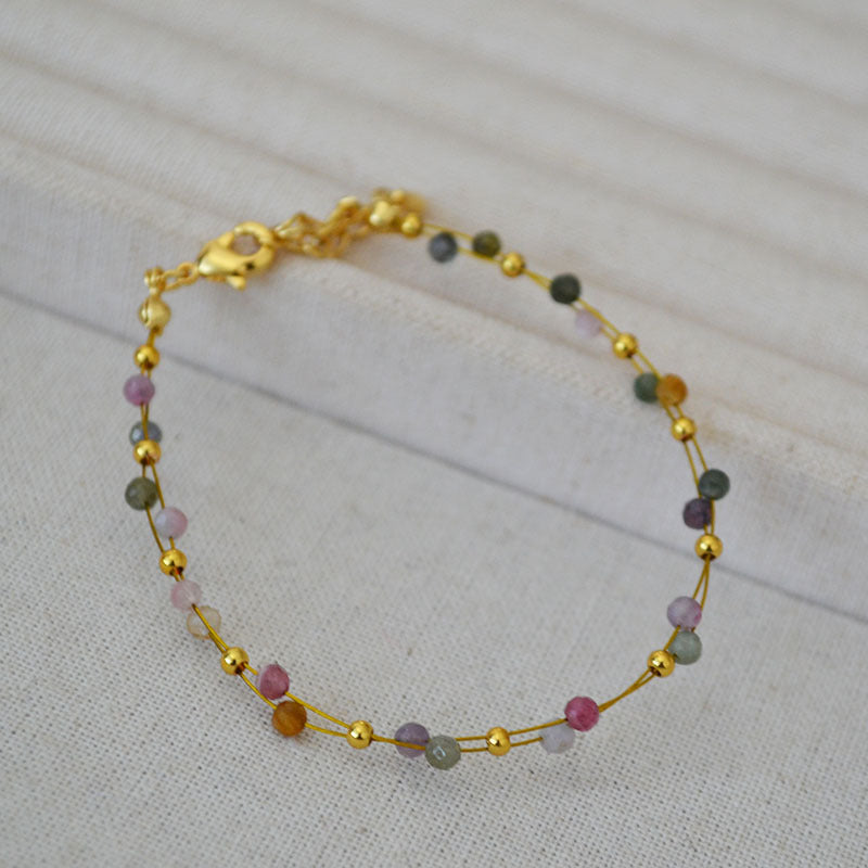 Handgefertigte Vintage Gold Armband