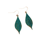 Zarte handwerkliche Gold Ohrring