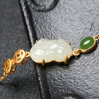 Zarte handwerkliche Silber Armband