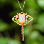 Schöne Silber Halskette mit einzigartigem Stil