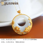 Schöne Silber Halskette mit einzigartigem Stil