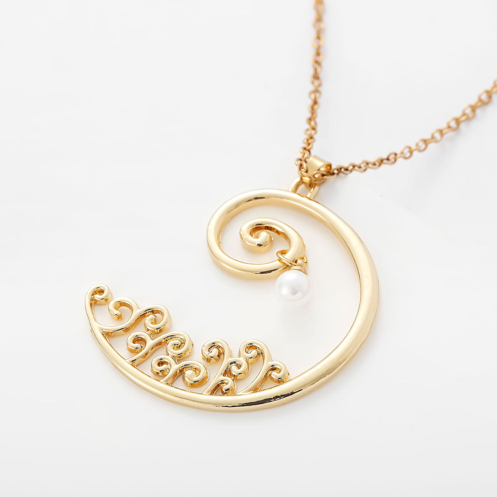 Zarte handwerkliche Gold Halskette