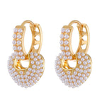 Handgefertigte Vintage Perlen Ohrring