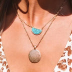 Zarte handwerkliche Halskette