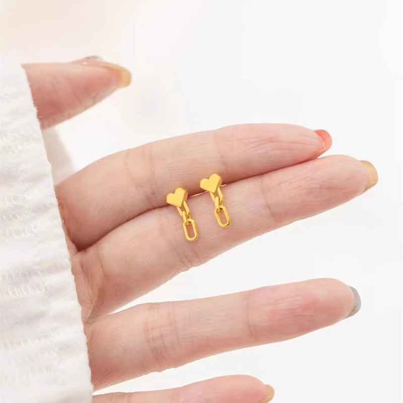 Atemberaubende Gold Ohrring für den Alltag