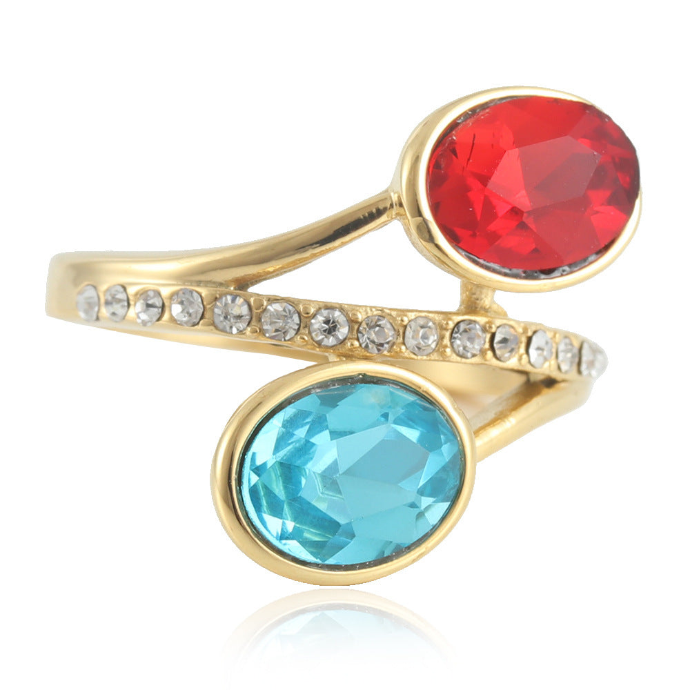 Zarte handwerkliche Ring