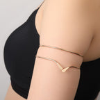 Zarte handwerkliche Gold Armband