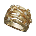Schöne Gold Ring mit einzigartigem Stil