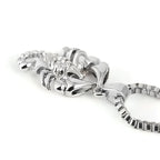 Zarte handwerkliche Gold Halskette