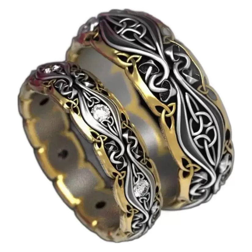 Zarte handwerkliche Silber Ring