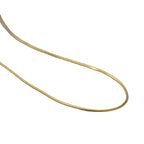 Zarte handwerkliche Gold Halskette