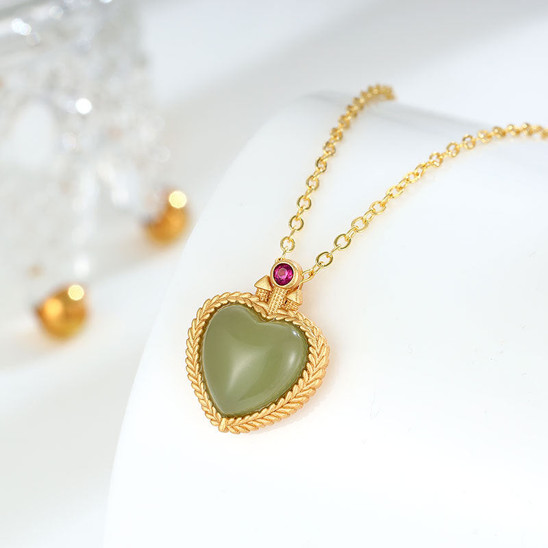 Zarte handwerkliche Gold Halskette