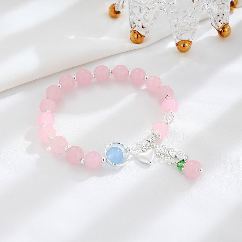 Zarte handwerkliche Silber Armband