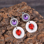 Zarte handwerkliche Ohrring