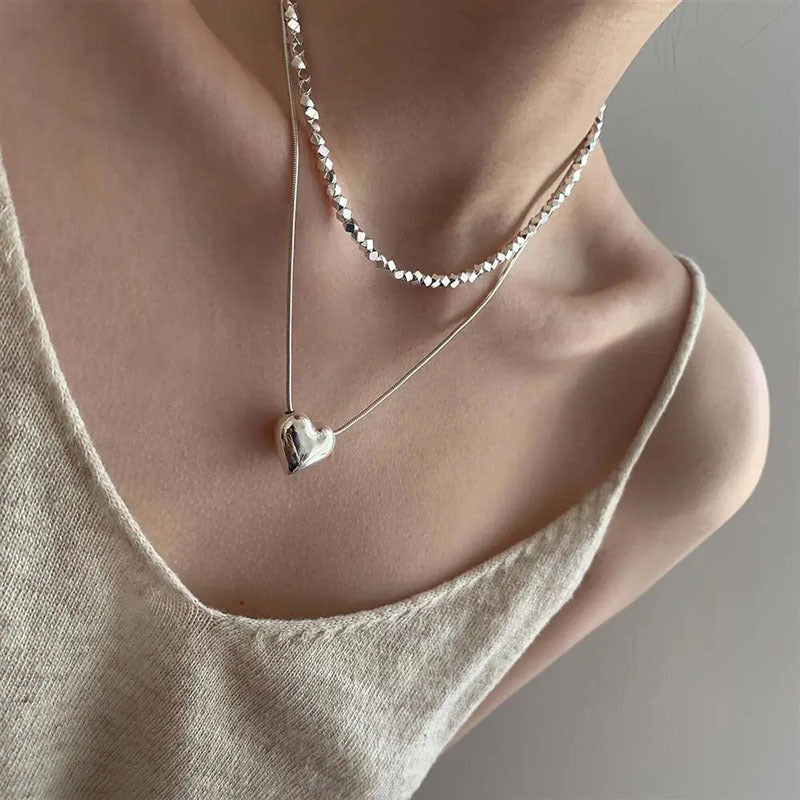 Schöne Gold Halskette mit einzigartigem Stil