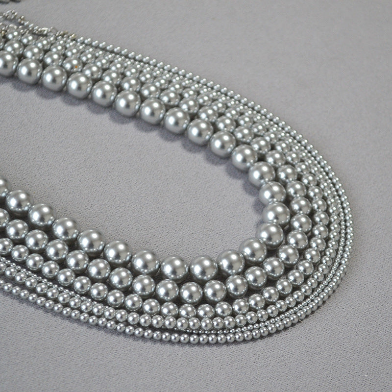 Zarte handwerkliche Silber Halskette